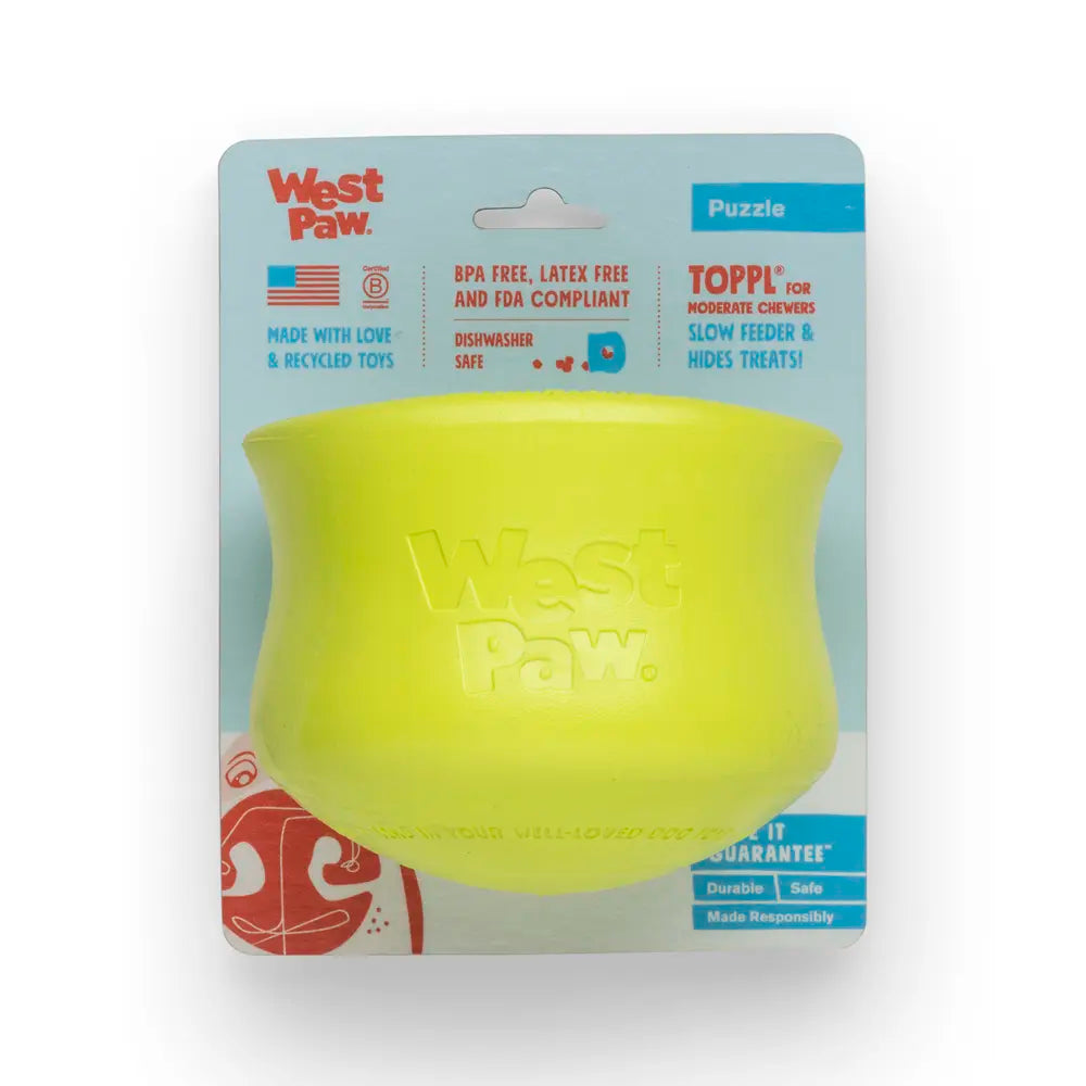 West Paw Granny Smith Toppl Treat Toy & Feeder