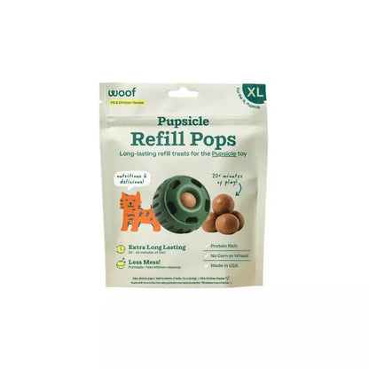 Woof PB & Chicken Pupsicle Refill Pops