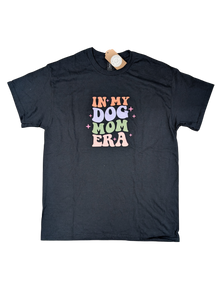 Dog Mom Era T Shirt - Black