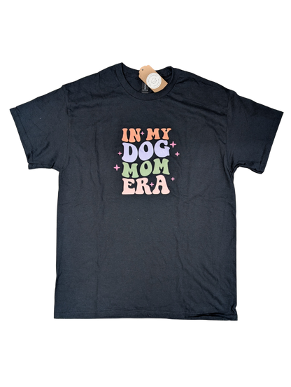 Dog Mom Era T Shirt - Black