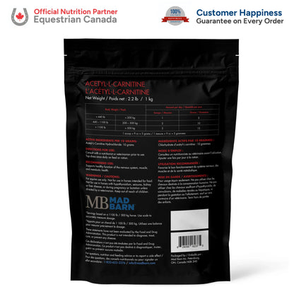 Acetyl L-Carnitine Hydrochloride 1 kg 🍁 MadBarn