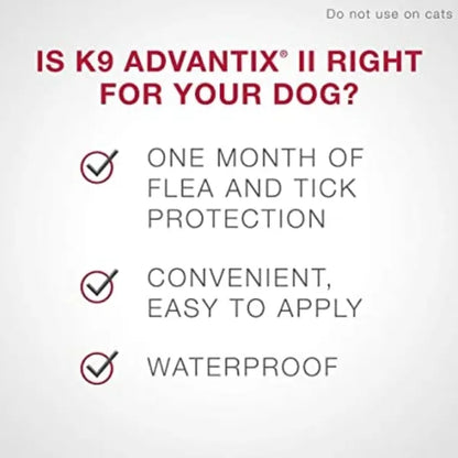 K9 Advantix II  Small Dog Under 4.5kg