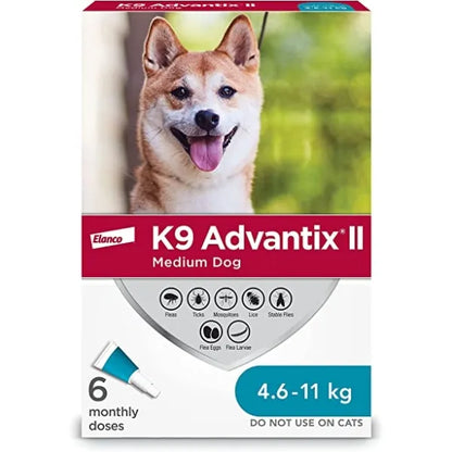 K9 Advantix II Medium Dogs 4.6-11kg