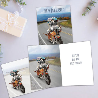 Tree Free Greetings 🍁 Life is a Highway Anniversary Card