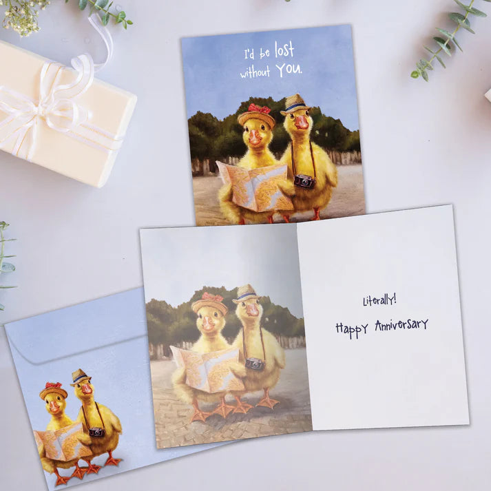 Tree Free Greetings🍁 Literally Lost Without You Anniversary Card