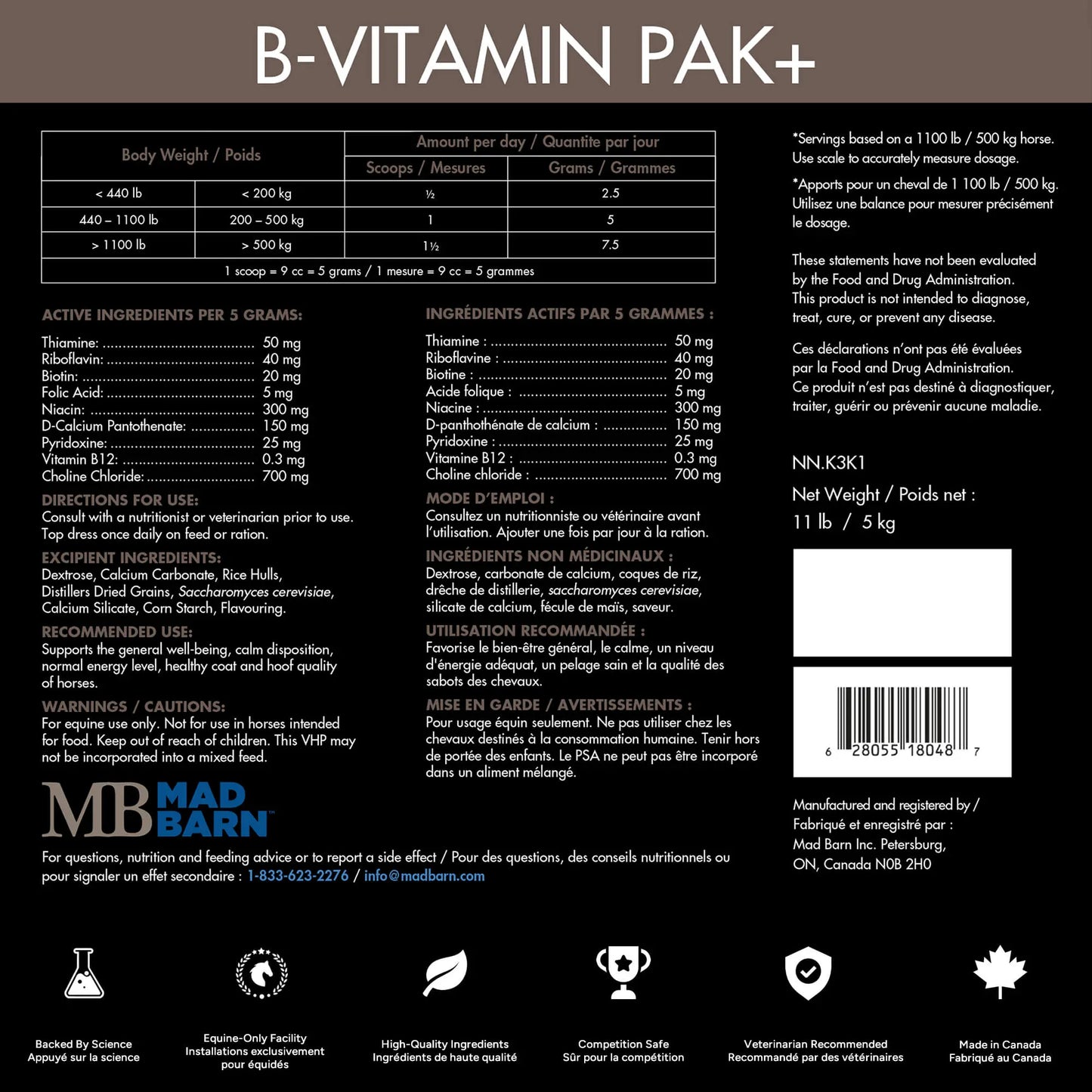 MadBarn B-Vitamin Pak