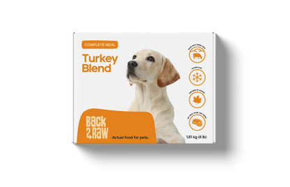 Back2Raw™🍁Complete Turkey Blend Frozen Dog Food 4lb