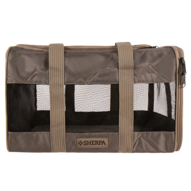 Sherpa® Deluxe™ Soft Sided Dog & Cat Carrier Driftwood Grey Large