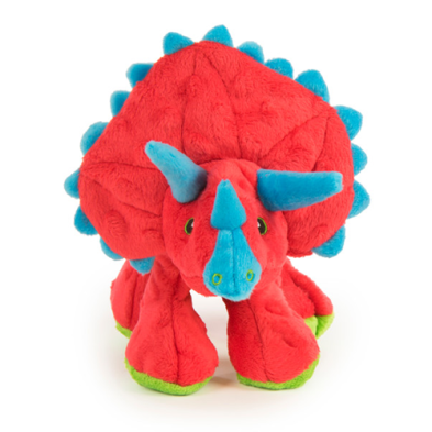 goDog Dinos Squeaky Dino Frills Red Large