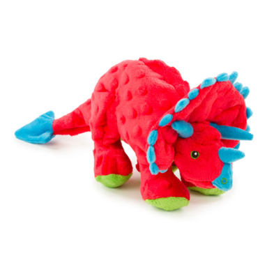 goDog Dinos Squeaky Dino Frills Red Large