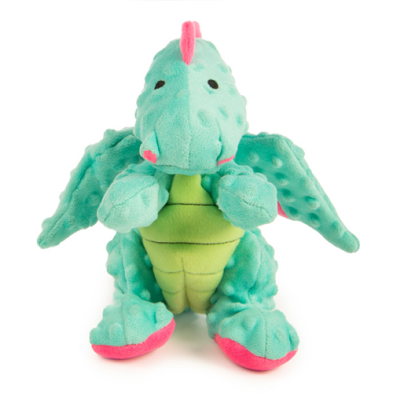 goDog Dragon Seafoam Large Dog Toy