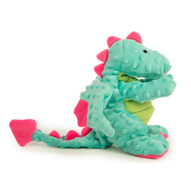 goDog Dragon Seafoam Large Dog Toy