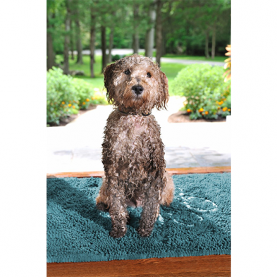 Dog Gone Smart Dirty Dog Doormat Pacific Blue