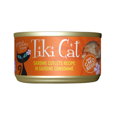 Tiki Cat Sardine Cutlets in Sardine Consomme 2.8oz