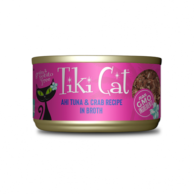 Tiki Cat Ahi Tuna & Crab Recipe in Broth 2.8oz