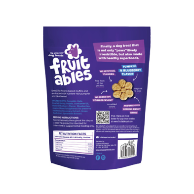 Pumpkin & Blueberry Fruitables Dog Treats