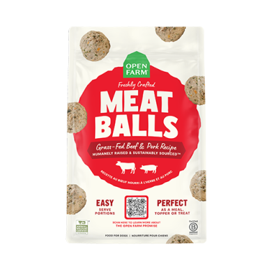 Open Farm® Freshly Crafted Meatballs Grass-Fed Beef & Pork Recipe 14oz