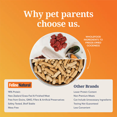 Feline Natural™ Beef & Hoki Feast Freeze-Dried Cat Food