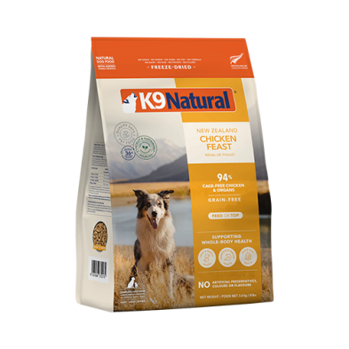 K9 Natural™ Freeze Dried Chicken Feast Topper for Dogs