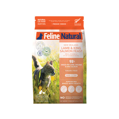 Feline Natural™ Lamb & King Salmon Feast Freeze-Dried Cat Food
