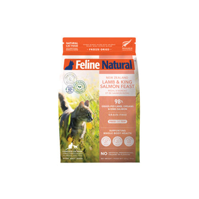 Feline Natural™ Lamb & King Salmon Feast Freeze-Dried Cat Food