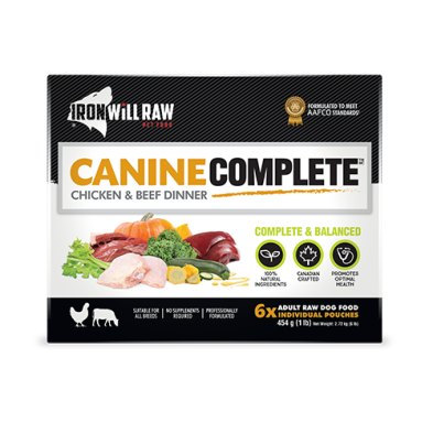 Iron Will Raw 🍁Chicken & Beef Dinner for Dogs