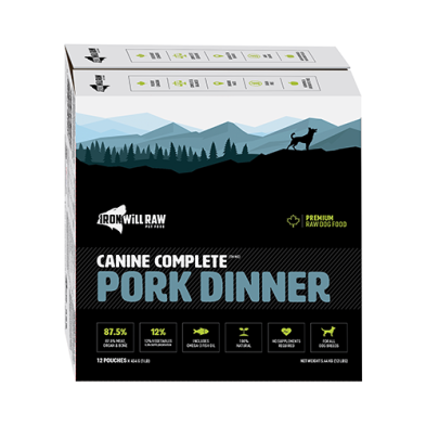 Iron Will Raw 🍁Canine Complete Pork Dinner