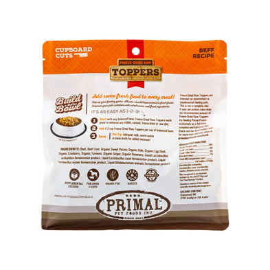 Primal Freeze Dried Cupboard Cuts Beef 3.5oz