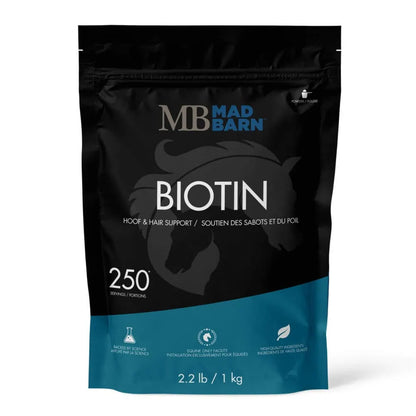 Biotin -  Hoof, Skin + Coat Support 1Kg🍁 MadBarn