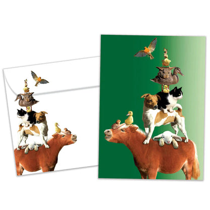 Tree Free Greetings 🍁Piled High Birthday Card