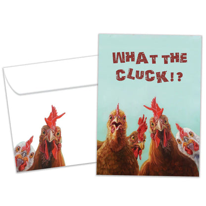 Tree Free Greetings🍁 What the Cluck!? Birthday Card