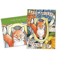 Tree Free Greetings 🍁Foxy Birthday Card