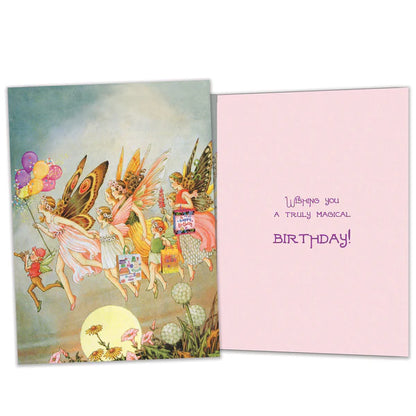 Tree Free Greetings Fairies Birthday Card