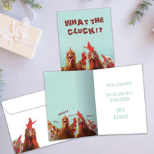Tree Free Greetings🍁 What the Cluck!? Birthday Card