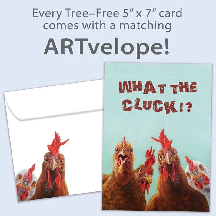 Tree Free Greetings🍁 What the Cluck!? Birthday Card