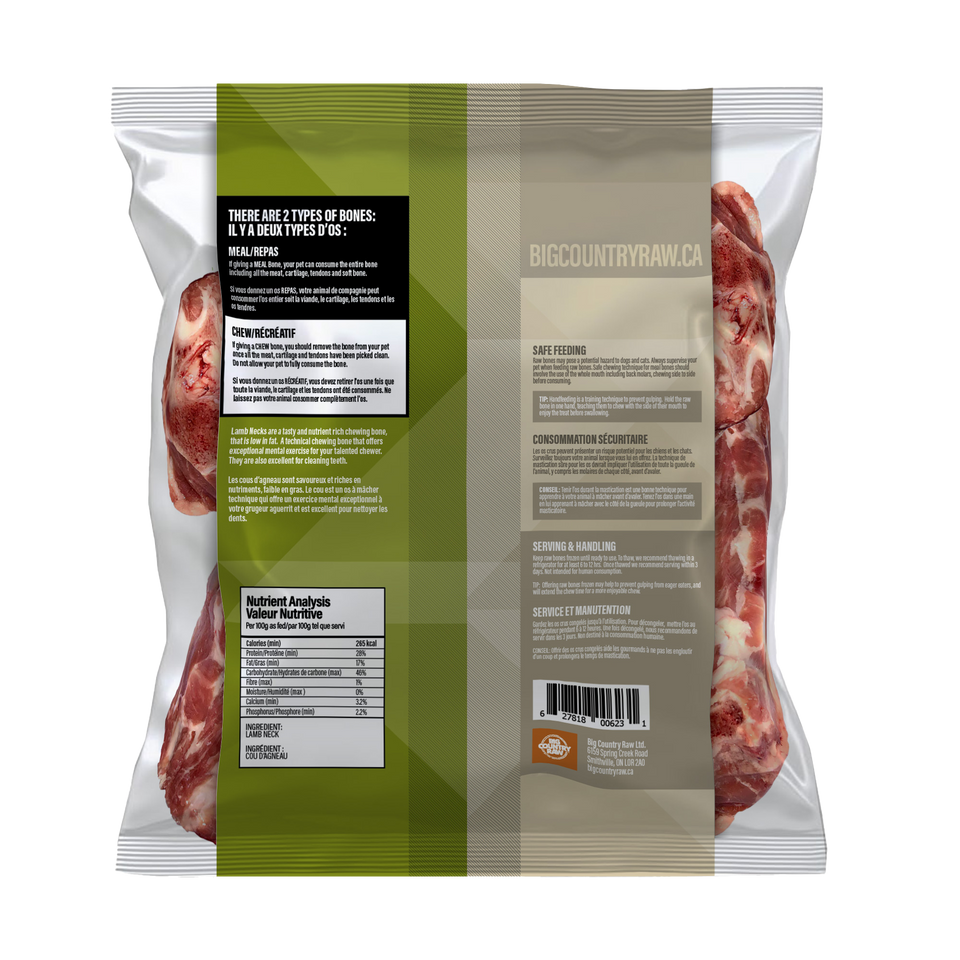 Big Country Raw🍁Lamb Neck Bone 2lb