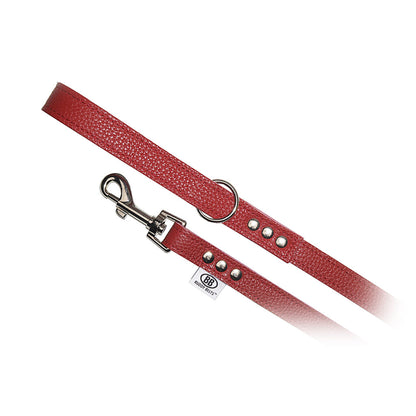 Buddy Belt🍁Red All Leather Leash