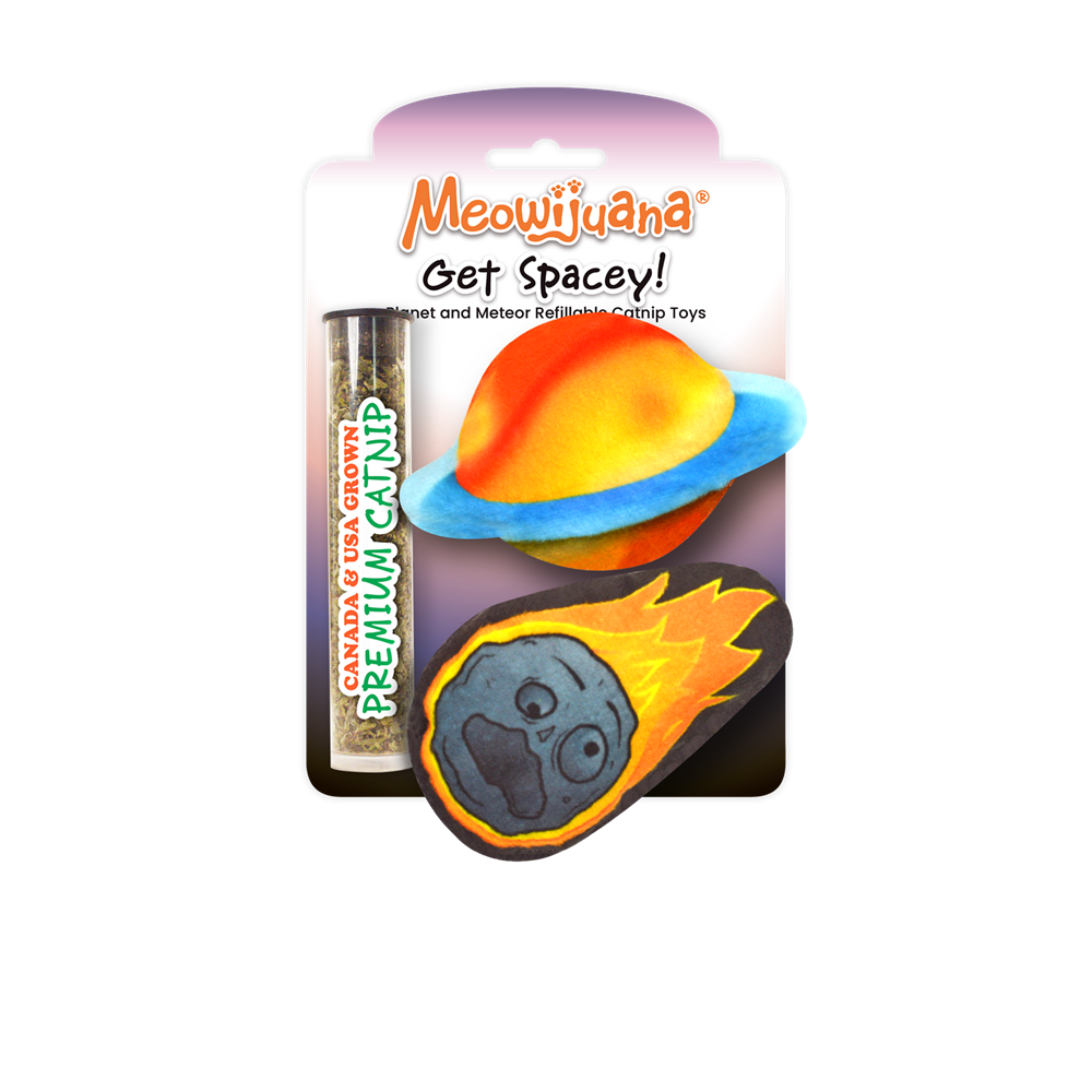 Meowijuana Get Spacey Comet & Planet