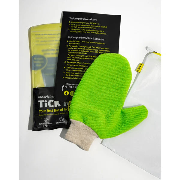 One Size Tick Remover Mitt