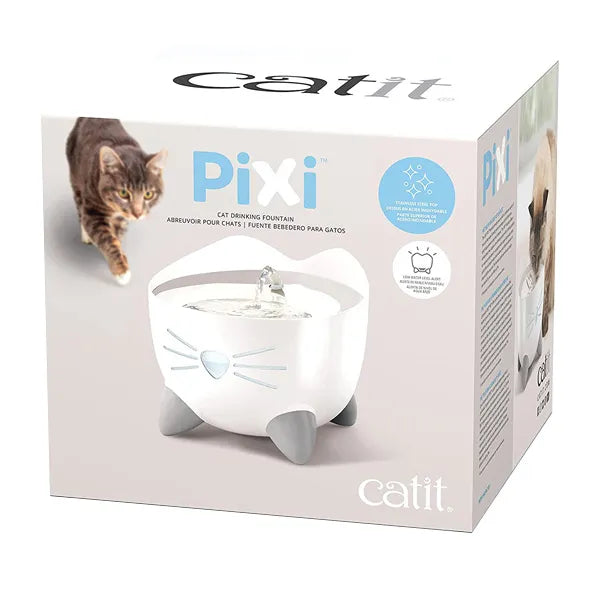 Catit 🍁 PIXI Fountain with Stainless Steel Top 2.5L