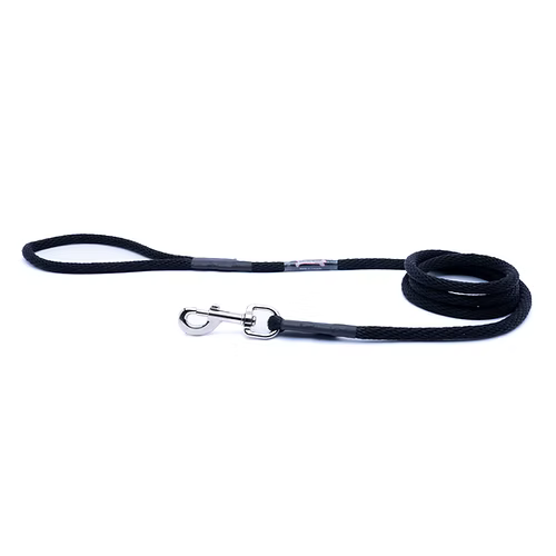 Smoochy Poochy 🍁Black 6' Rope Leash