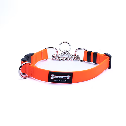 Smoochy Poochy 🍁Orange Waterproof Martingale Collar