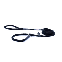 Smoochy Poochy 3/8" x 6ft  Black Rope Slip Lead