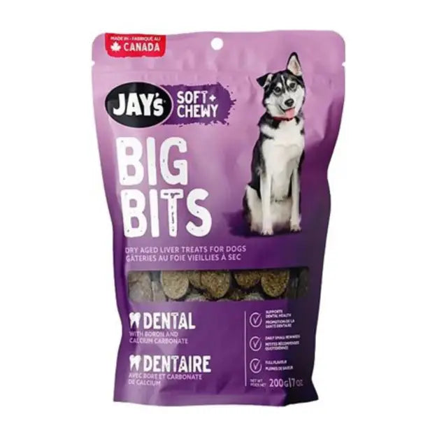 Jay's 🍁Soft & Chewy Big Bits Dental for Big Dogs