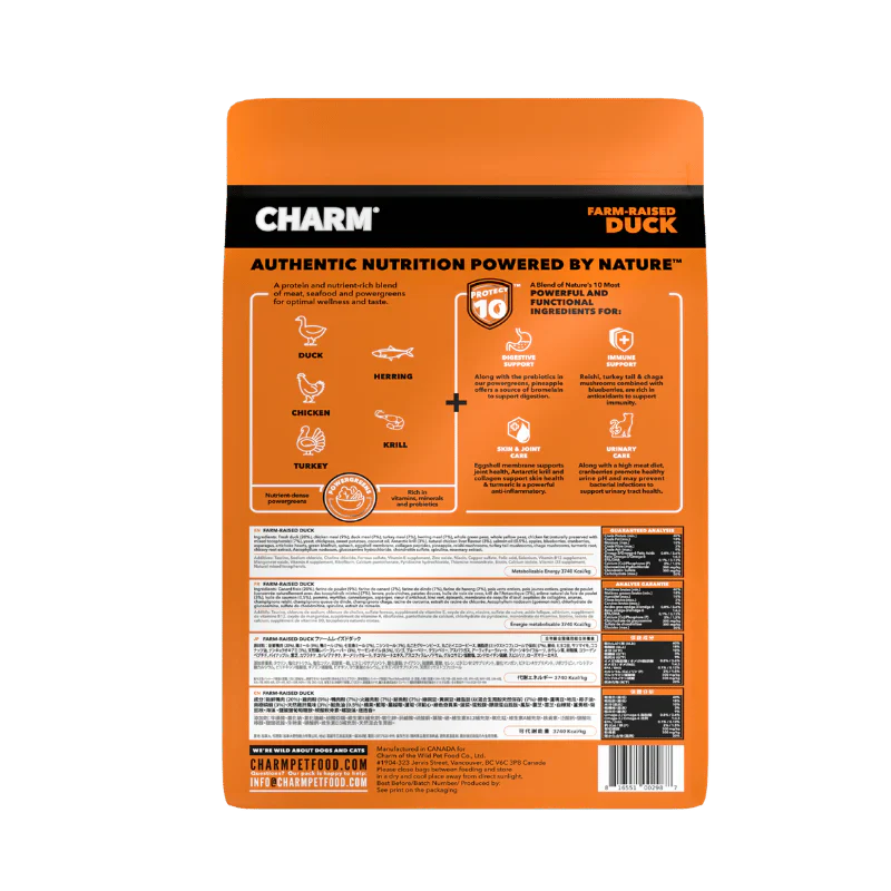 CHARM 🍁Farm-Raised Duck for Cats & Kittens