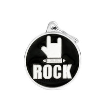 My Family Rock Charm - Engravable ID Tag