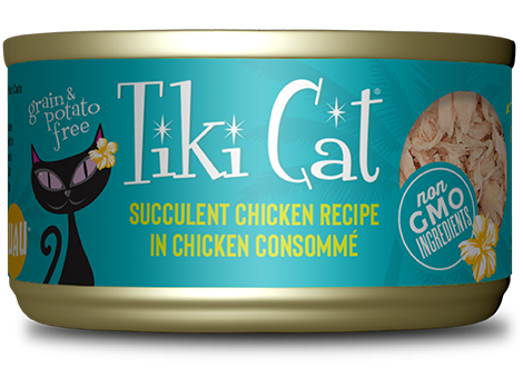 Tiki Cat Puka Puka Luau Chicken Cat Food 2.8oz