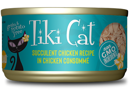 Tiki Cat Puka Puka Luau Chicken Cat Food 2.8oz