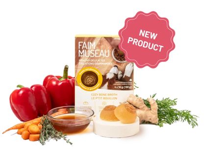 Faim Museau 🍁Healthy Delicacies Frozen Cozy Bone Broth 6 x 30g