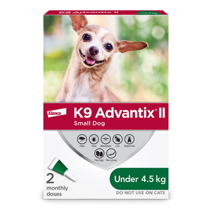 K9 Advantix II  Small Dog Under 4.5kg